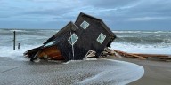 Pounding surf claims another North Carolina oceanfront home farther up the Outer Banks