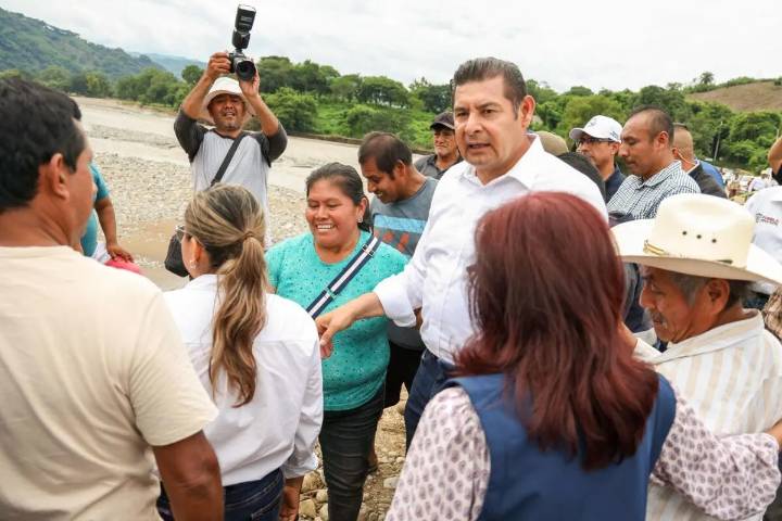 Río Pantepec: inician trabajos para reforzar muro de contención y abrir accesos