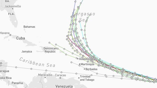 Invest 95L spaghetti models, path, storm tracker. Tropical Storm Jerry?