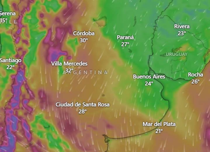 Fin de semana inestable. Cambia por completo el tiempo en la ciudad de Buenos Aires: tormentas intensas y fuerte descenso de temperatura