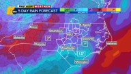 Rain arrives for the start of the work week