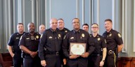 Columbia deputy police chief honored with award after rescuing driver from burning vehicle