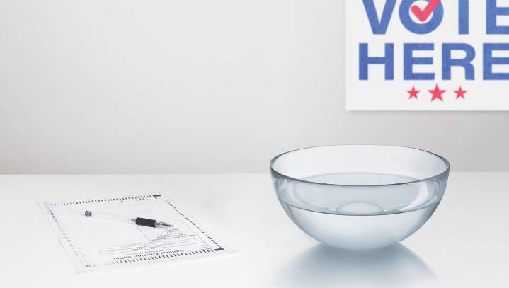 Polling Places Now Offering Basins Of Water So You Can Wash Your Hands Like Pontius Pilate