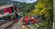 Fast trains collide in Slovakia, injuring dozens