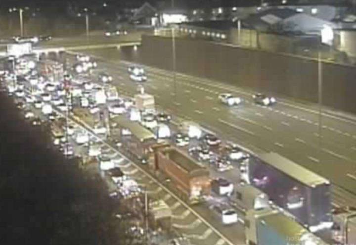 Delays on M25 due to ‘person on road’ on A282 at Dartford Crossing
