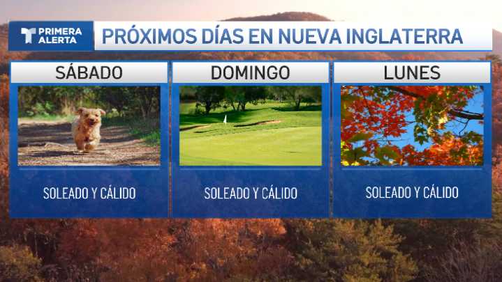 Pronóstico del tiempo en Massachusetts
