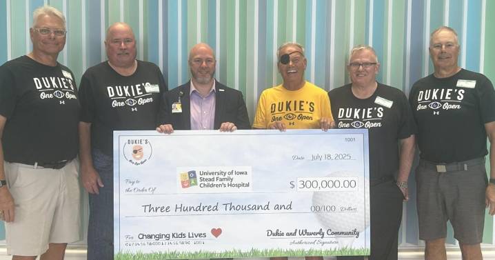 Children’s hospital receives $300,000 from Waverly community