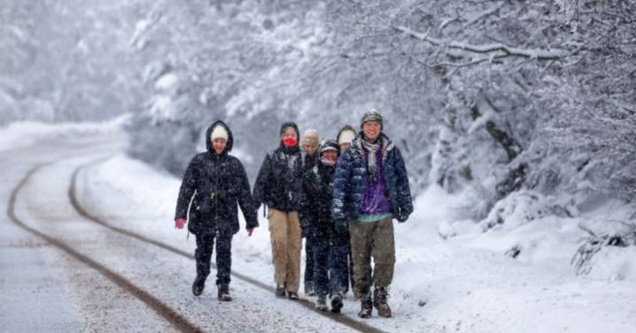 All the parts of England set for 320-mile snow with six counties hit hardest