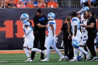 Lions wide receiver ruled out for rest of game due to neck injury