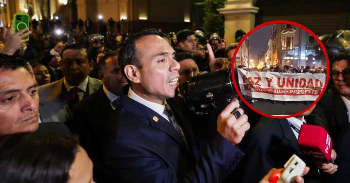 José Jerí salió de Palacio de Gobierno para dar encuentro a manifestantes: "No perdamos el optimismo"