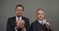 How do Penn and Teller, who 'hate nostalgia,' keep their comedy and magic show fresh after 50 years?