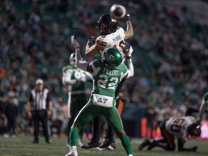 CFL's uncontrollable God Centre helps Lions beat Roughriders | Grande Prairie Daily Herald Tribune
