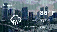 Miami: el tiempo para hoy domingo 5 de octubre