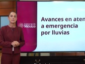 ‘A todos los vamos a ayudar, nadie se va a quedar sin el apoyo’, Sheinbaum a afectados por lluvias