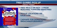 Free gumbo meals in Grant Parish with Reaching Forward Ministries