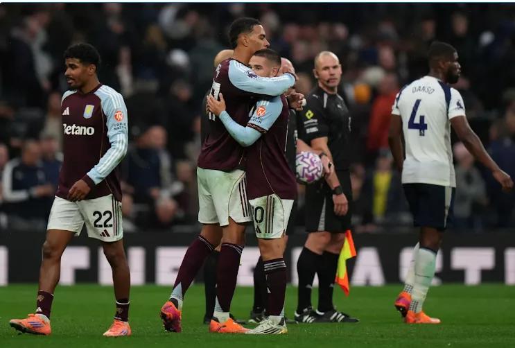 Brillante Buendia impulsa remontada del Aston Villa ante el Tottenham