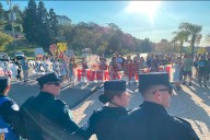 Fuerte repudio a Milei en Paraná: organizaciones denuncian militarización en la Costanera y represión policial