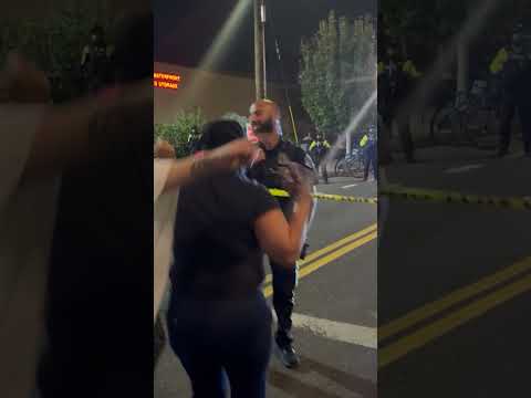 Officers Enjoy Dance Party Protest Outside Portland ICE Facility #shorts