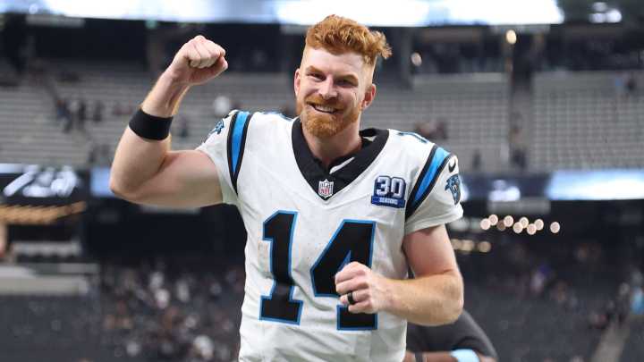 Who is Panthers' backup QB if Bryce Young is out with ankle injury?