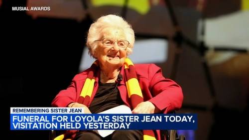 Sister Jean funeral: Loyola University hosts funeral Thursday for iconic men's basketball team chaplain on Rogers Park campus
