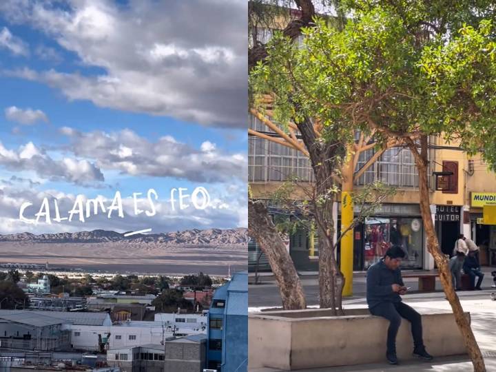 Tiktoker fue a Calama para ver si es tan feo como dicen: “Es lo que he escuchado toda mi vida...”