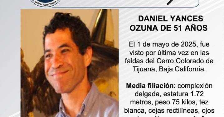 Se busca a Daniel Yances Ozuna de 51 años