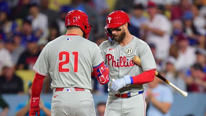 Phillies’ Bryce Harper and Kyle Schwarber in postseason slump as team faces elimination against Dodgers