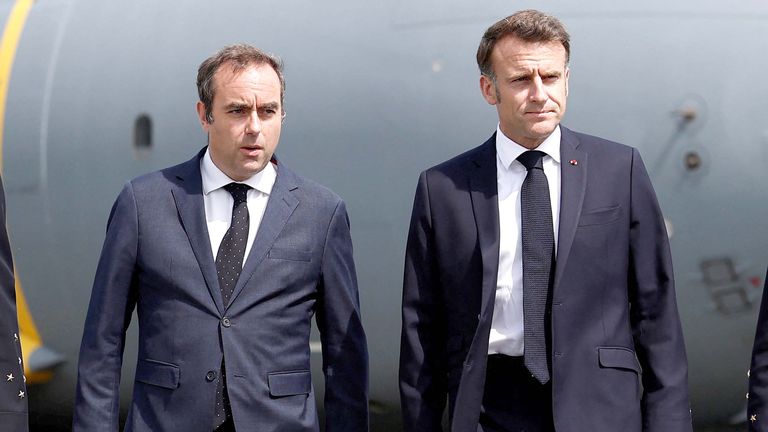 Who are the seven prime ministers who have served under France's Emmanuel Macron?
