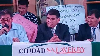 Consorcio Salaverry pide ejecución forzada de entrega de terrenos