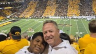 Dad's heartfelt post with son at Kinnick Stadium goes viral