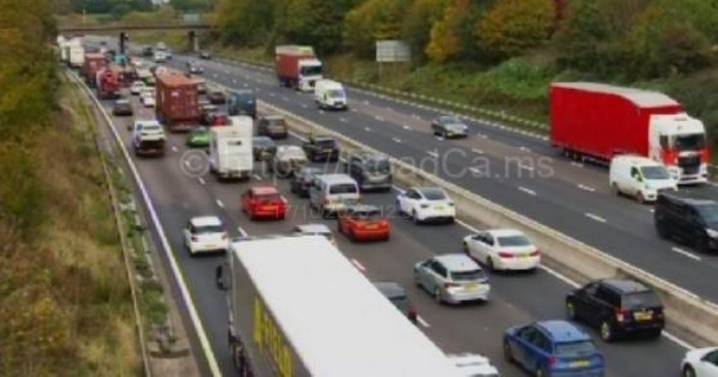 Live Friday travel updates as crash 'blocks' Staffordshire road and delays on M6 