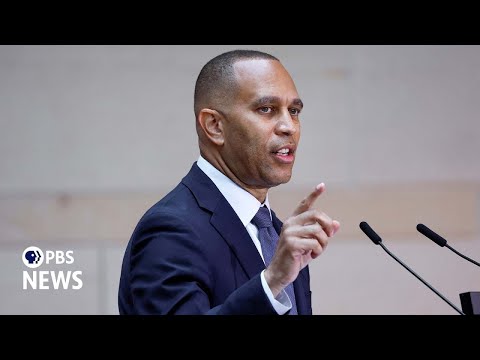 WATCH: Jeffries holds news briefing as Democrats call on Trump to negotiate on shutdown