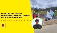 Inauguran el primer monumento a los veteranos de la Fuerza Pública
