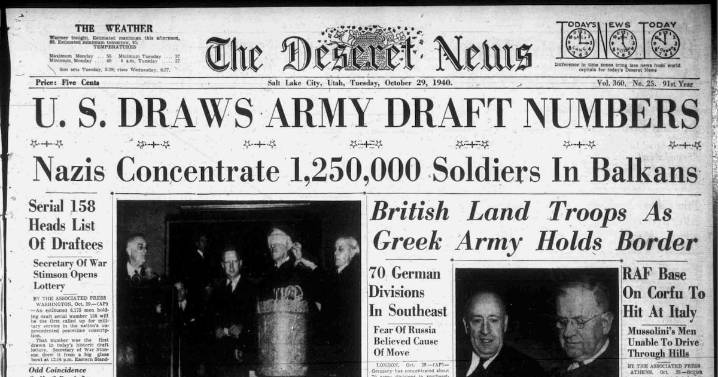 Deseret News archives: Before the NBA draft lottery, there was a much more sobering draft lottery