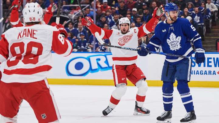 Talbot stands tall as Red Wings spoil Cowan’s Maple Leafs debut