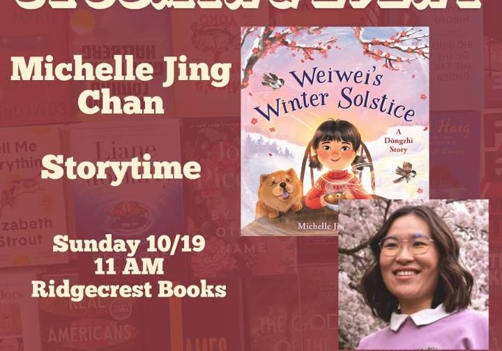 Ridgecrest Books: Story hour with author Michelle Jing Chan October 19, 2025