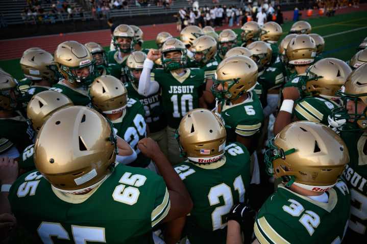 This high school football team's offensive line has a nickname that perfectly explains their dominance