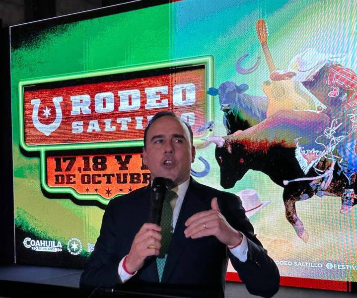 Presenta Manolo Jiménez en CDMX el Rodeo Saltillo 2025