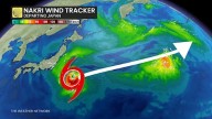 Typhoon Nakri impacts Japan, now tracking toward North America and B.C.'s coast.