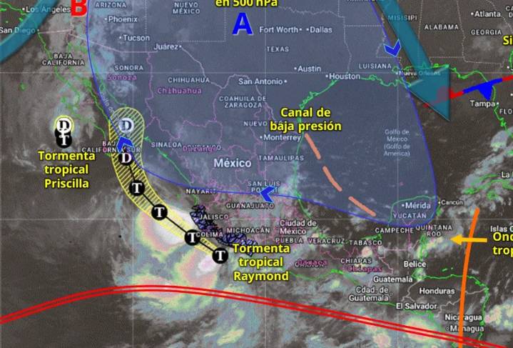 Clima en Guadalajara hoy: Tormenta “Raymond” provocará lluvias intensas en la Perla Tapatía