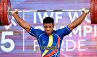 Jokser Albornoz ganó 3 medallas para Colombia en el Mundial de Pesas