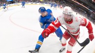 Red Wings score: Detroit hits right note again in routing Blues 5