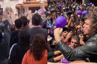 Una escena que se repite: Milei fue a Santiago del Estero y lo recibieron con insultos