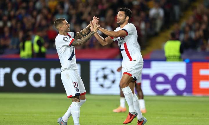 Barcelona 1-2 PSG: Goncalo Ramos nets last-minute winner as Champions League holders roar back