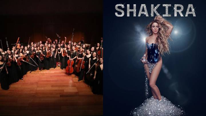 Shakira en Bogotá: La Filarmónica de Mujeres acompañará a la artista en Vive Claro