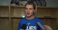 'A greasy road win' for Blues vs. Flames, goalie Joel Hofer says