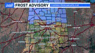 A Frost Advisory for Thursday morning