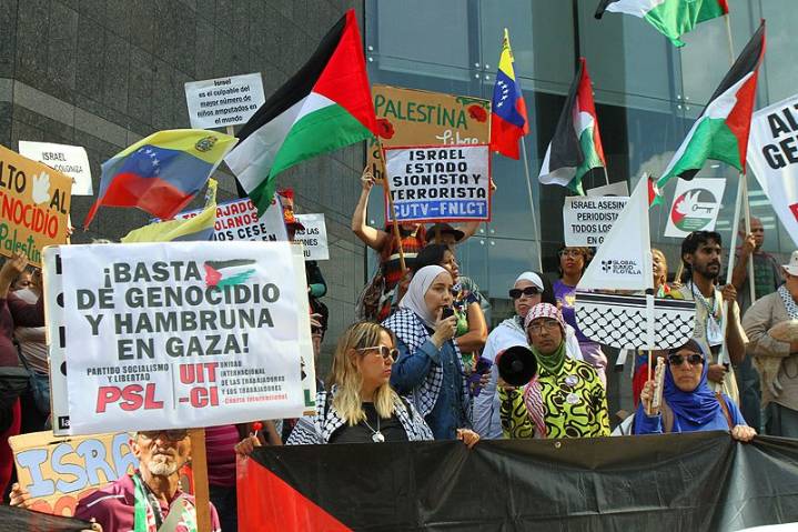 Caracas alza la voz: Solidaridad y protesta por Palestina ante la ONU