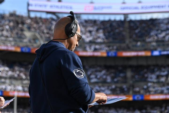 James Franklin makes first public comments after being fired from Penn State on College GameDay