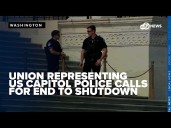 Union representing US Capitol Police officers calls for end to government shutdown
